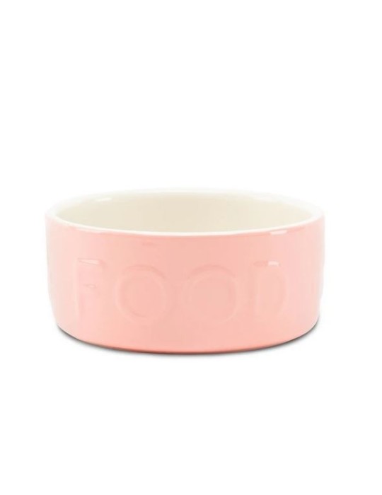 Comedero classic food color Rosa talla 19cm