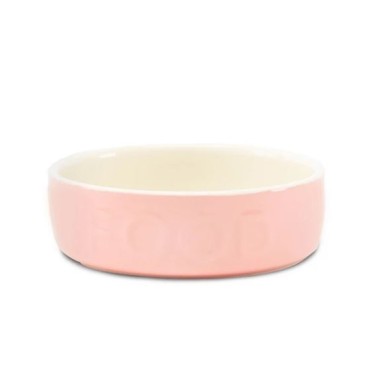 Comedero classic food color Rosa talla 15cm
