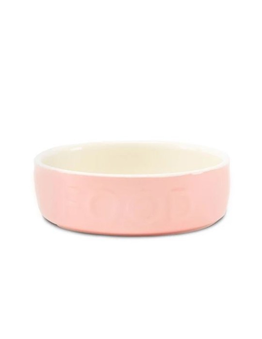 Comedero classic food color Rosa talla 15cm